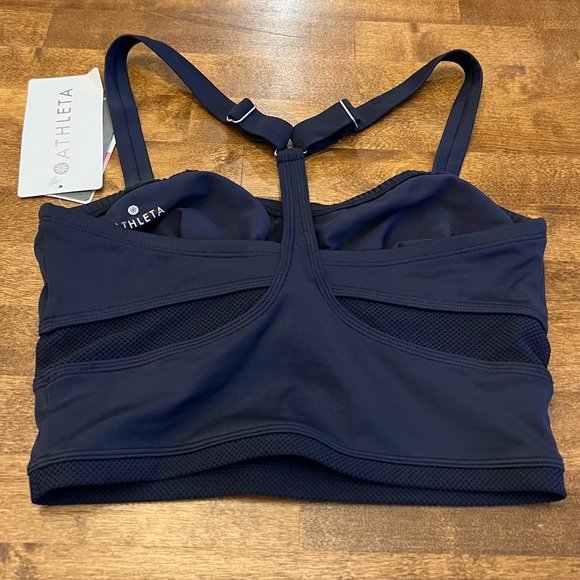NWT Athleta Blue Hanalei Bralette Bikini Crop Top - Picture 5 of 8